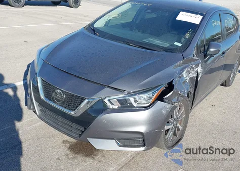 2021 Nissan Versa Sv Xtronic Cvt from USA, damaged, VIN 3N1CN8EV4ML849626